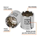 Dado de 30 mm, 12 puntas, cuadro 1/2', TRUPER 2