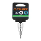 Dado punta torx T-20, cuadro 3/8', TRUPER 4