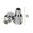 Dado de 1/4', 12 puntas, cuadro 3/8', TRUPER 3