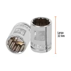 Dado de 9/16', 12 puntas, cuadro 3/8', TRUPER 3