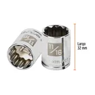 Dado de 11/16', 12 puntas, cuadro 3/8', TRUPER 3