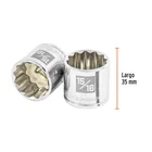 Dado de 15/16', 12 puntas, cuadro 3/8', TRUPER 3