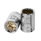 Dado de 14 mm, 12 puntas, cuadro 3/8', TRUPER 1