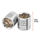 Dado de 22 mm, 6 puntas, cuadro 3/8', TRUPER 3
