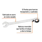 Llave combinada matraca reversible 19mmx241 mm largo, EXPERT 2