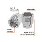 Dado de 1-9/16', 6 puntas, cuadro 3/4', TRUPER 2