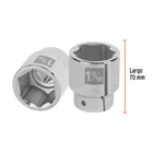 Dado de 1-9/16', 6 puntas, cuadro 3/4', TRUPER 3