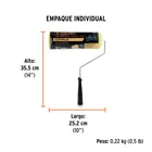 Rodillo para pintar 9 x 3/4' de esponja, superficies rugosas 5