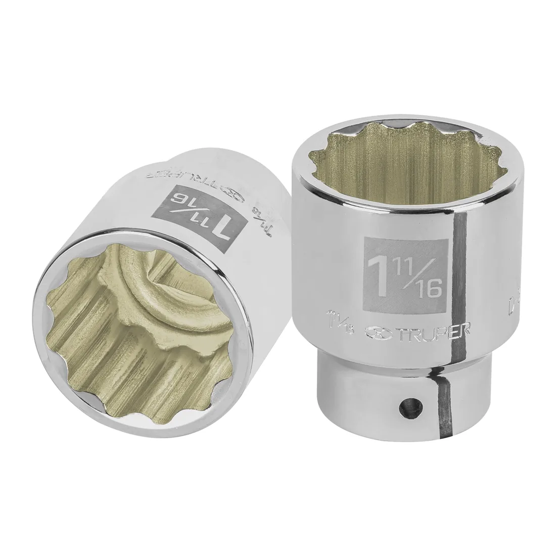 Dado de 1-11/16', 12 puntas, cuadro 3/4', TRUPER