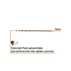 Broca HSS 1.0 mm Trugold para metal, TRUPER EXPERT 2