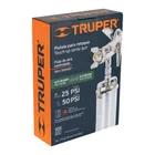 Pistola compacta p/retoque HVHP vaso alum, 1.5 mm, TRUPER 6