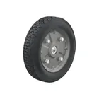 Rueda de hule sólido imponchable 9', doble balero, PRETUL 1