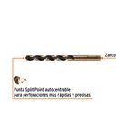 Broca HSS 9.0 mm Trugold para metal, TRUPER EXPERT 2