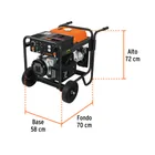 Soldadora a gasolina 145 A con generador, TRUPER 3