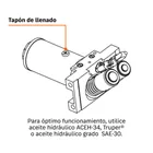 Gato hidráulico de patín 5t profesional, elev rápida, TRUPER 3