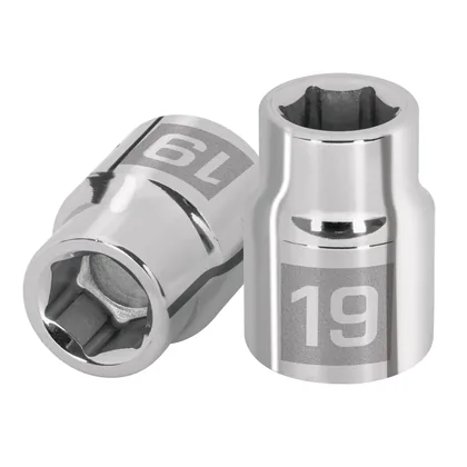 Dado de 19 mm, 6 puntas, cuadro 3/4', TRUPER