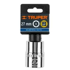 Dado de 27 mm, 6 puntas, cuadro 3/4', TRUPER 4
