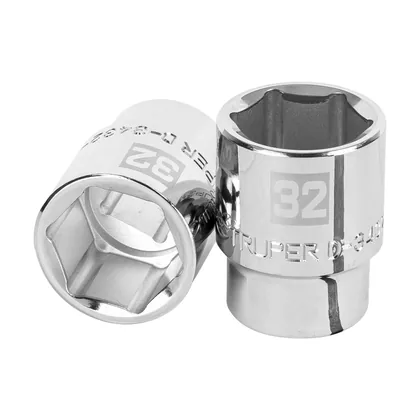 Dado de 32 mm, 6 puntas, cuadro 3/4', TRUPER