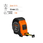 Flexómetro contra impactos 3 m cinta 13 mm grad. métrica 3