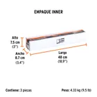 Llave combinada extralarga 1-9/16' x 483 mm de largo, EXPERT 6
