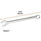 Llave combinada extralarga 2' x 509 mm de largo, EXPERT 3