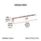 Llave combinada extralarga 2' x 509 mm de largo, EXPERT 6