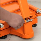 Báscula electrónica de plataforma, plegable, 600 kg, TRUPER 4