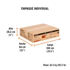 Báscula electrónica de plataforma, plegable, 600 kg, TRUPER 6