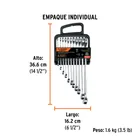 Juego de 11 llaves combinadas extralargas pulidas std,EXPERT 3