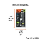 Linterna LED recargable, de aluminio, 500 lm, TRUPER EXPERT 10