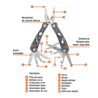 Multiherramienta con 13 funciones, TRUPER 3