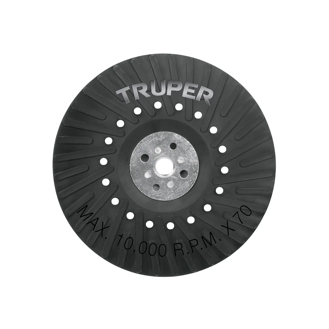 Respaldo para discos de lija 7', eje M14, TRUPER