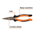 Pinza punta y corte 8' mango Comfort Grip, TRUPER EXPERT 2