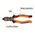 Pinza electricista 7' uso rudo, alta palanca, Comfort Grip 2