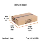 Conjunto impermeable doble capa naranja con reflejante, XG 5