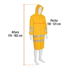 Gabardina impermeable doble capa con reflejante, G, TRUPER 3