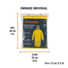 Gabardina impermeable doble capa con reflejante, G, TRUPER 5
