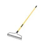 Rastrillo jardinero, 16 dientes, mango 60' fibra de vidrio 1