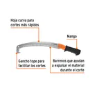 Serrucho de poda 14' c/gancho,curvo,5 DPP,mango Comfort Grip 2