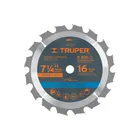 Disco sierra 7- 1/4' para madera, 16 dientes centro 5/8' 1