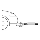 Cuerda con ganchos para remolque, 27 mm x 4.5 m, TRUPER 4
