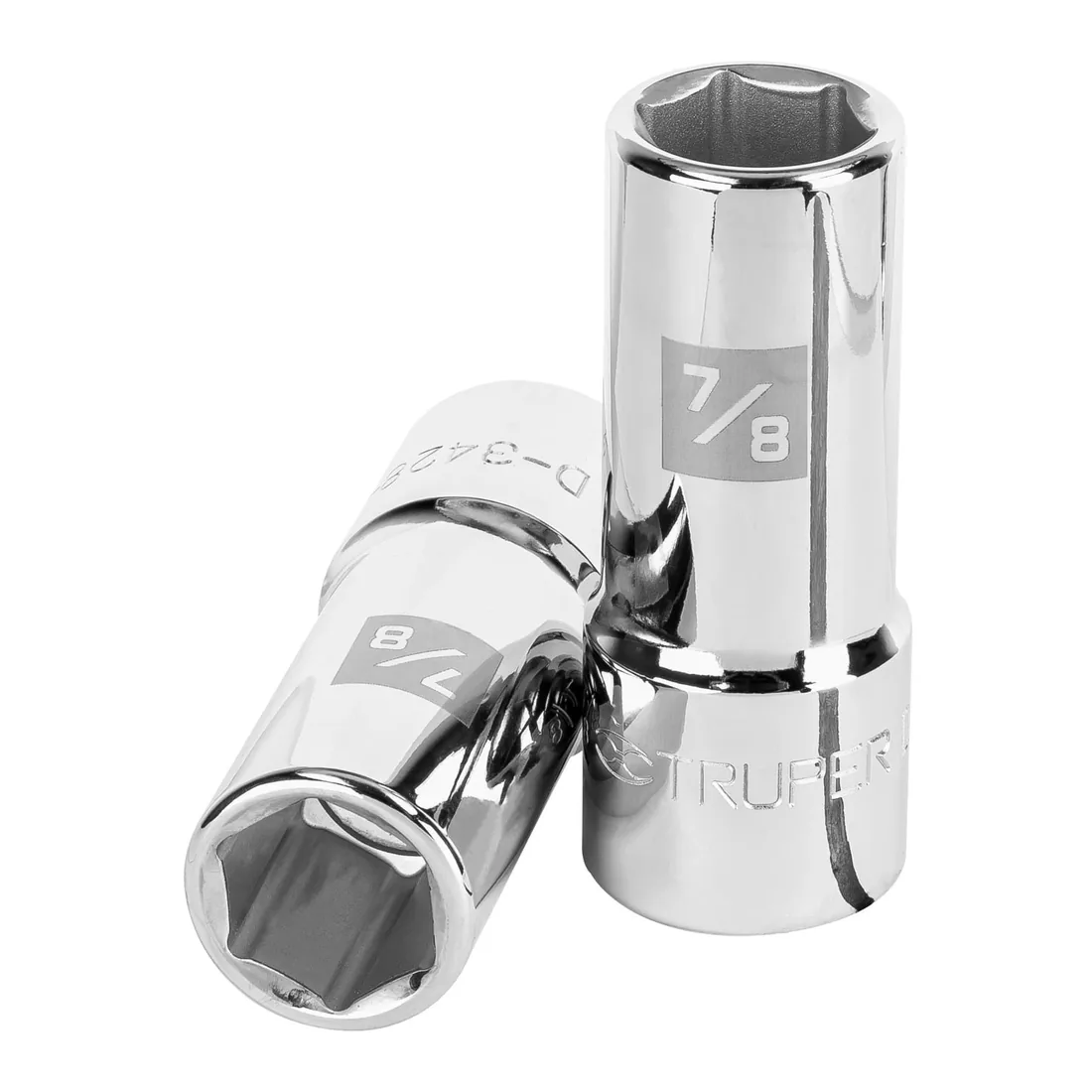 Dado largo de 7/8', 6 puntas, cuadro 3/4', TRUPER