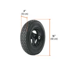 Carretilla 6 ft3 Neumática, bastidores de madera, TRUPER 3