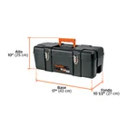 Caja para herramienta 26' industrial con broches metálicos 3