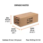 Cinta de aislar 19mm x 18m, TRUPER EXPERT 6