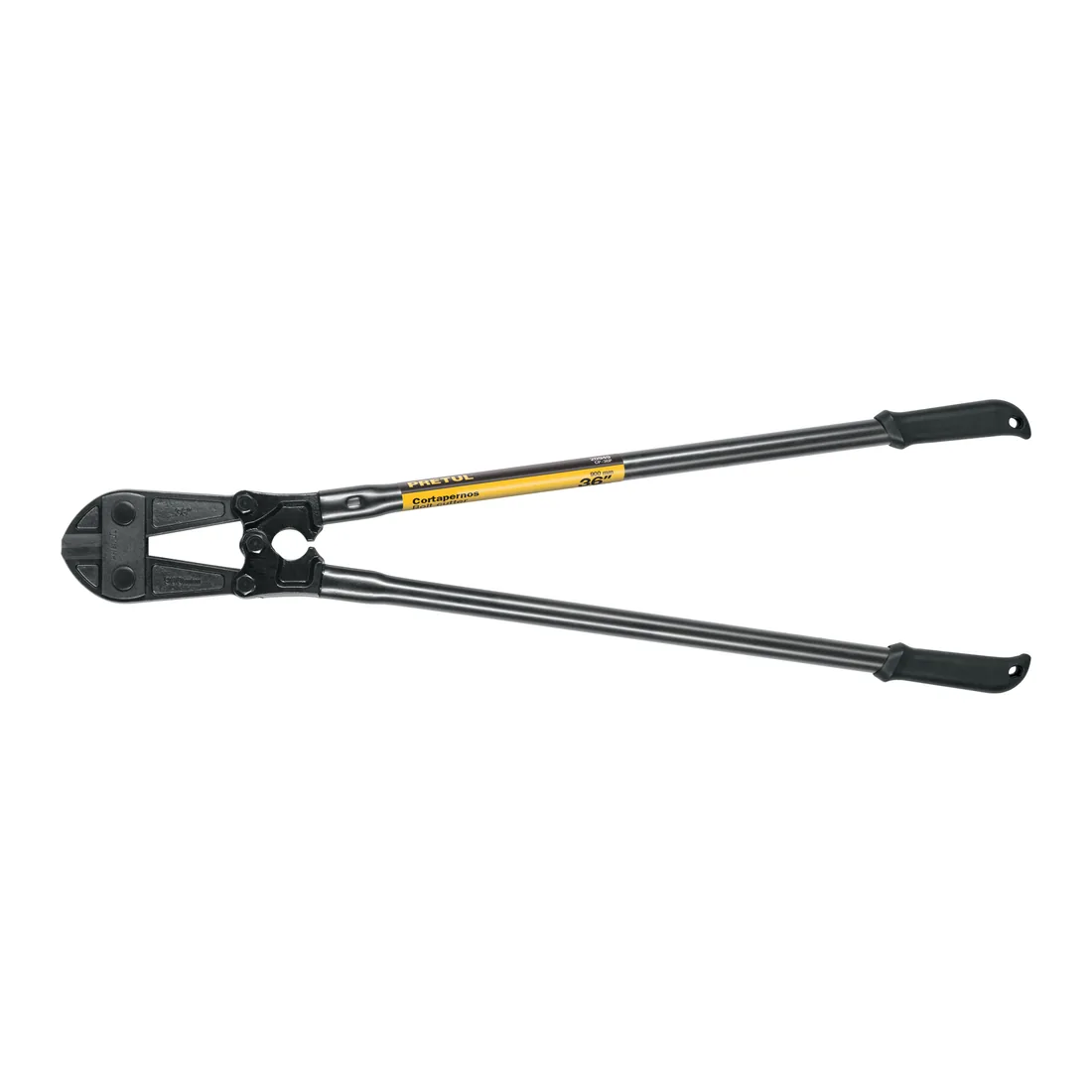 Cortapernos 36', mango tubular, PRETUL