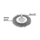 Carda circular 3' alambre grueso para taladro, PRETUL 2