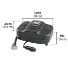 Inflador portátil para auto, 12 V, PRETUL 3