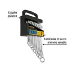 Juego de 9 llaves combinadas mm, PRETUL 2