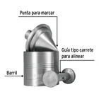 Plomada metálica de 675 g con centro, PRETUL 2